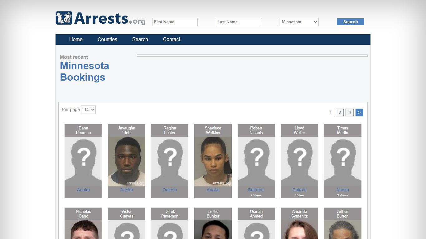 Minnesota Arrests and Inmate Search